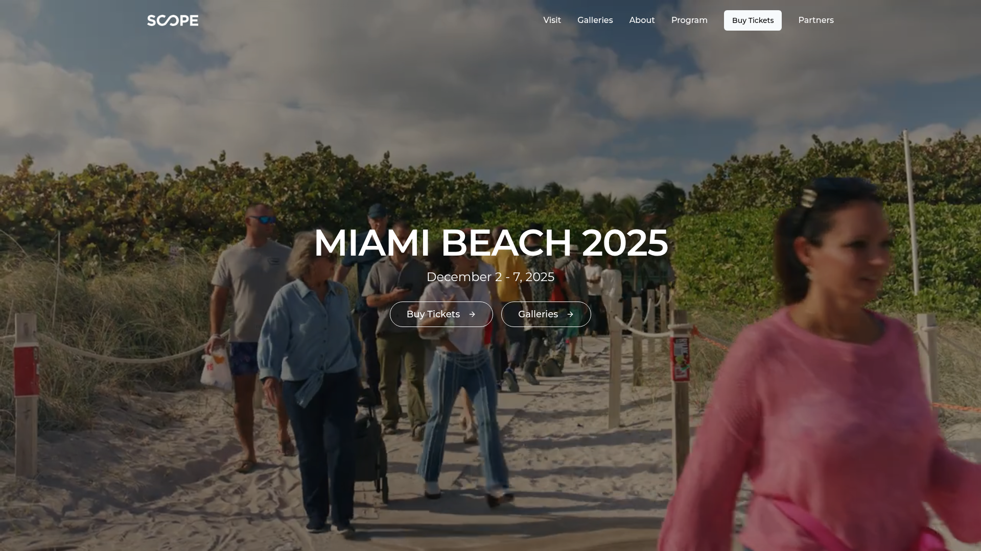SCOPE Miami public website and art-fair platform