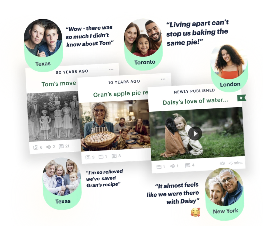 Simirity private family memories mobile application